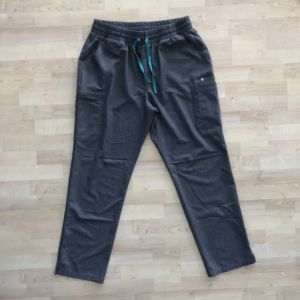 FIGS Gray Technical Collection Shirt Jogger Scrub Set Women's Large - Picture 11 of 16